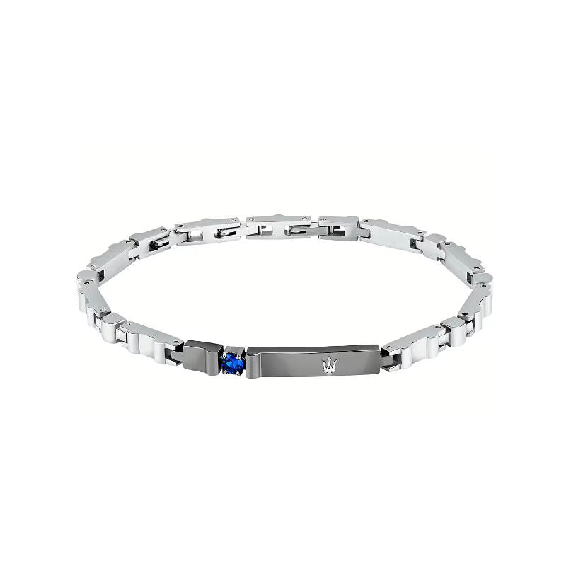 Maserati Bracciale Acciaio Uomo Sapphire COD: JM224AXO03