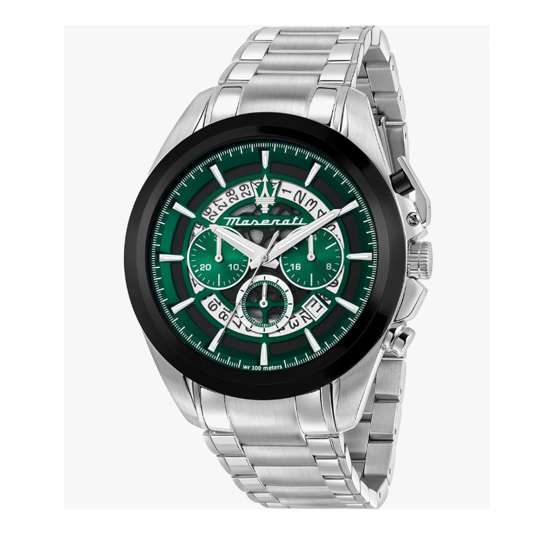 Orologio Uomo Maserati Traguardo Quadrante Verde - R8873612060