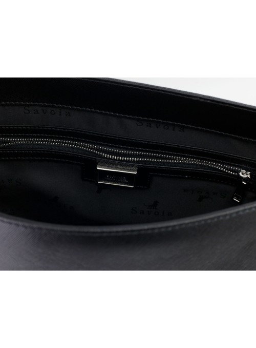 Savoia Borsa tracolla pelle colore nero COD: WLS000