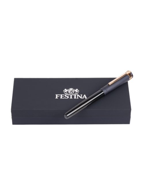 Penna Sfera Festina blu e oro rosa con punta roller cod: FWS5109/N